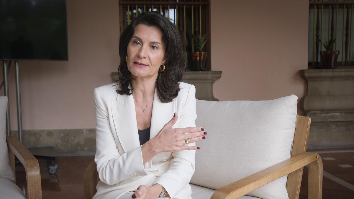 La directora de la Agencia Tributaria Canaria, Raquel Peligero.