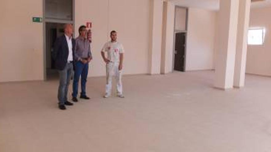 Las nuevas instalaciones del polideportivo de Nules funcionarán en 3 semanas