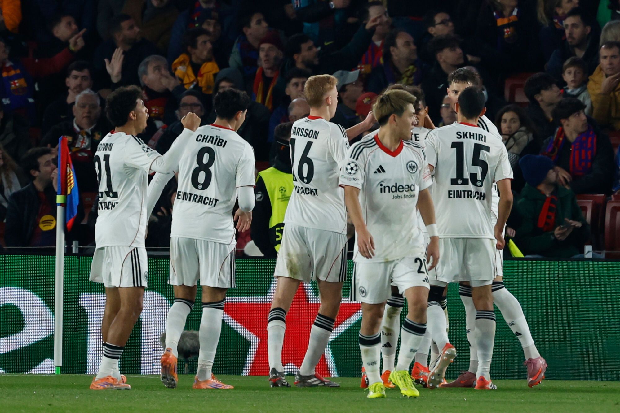 Champions League: FC Barcelona - Eintracht Frankfurt.