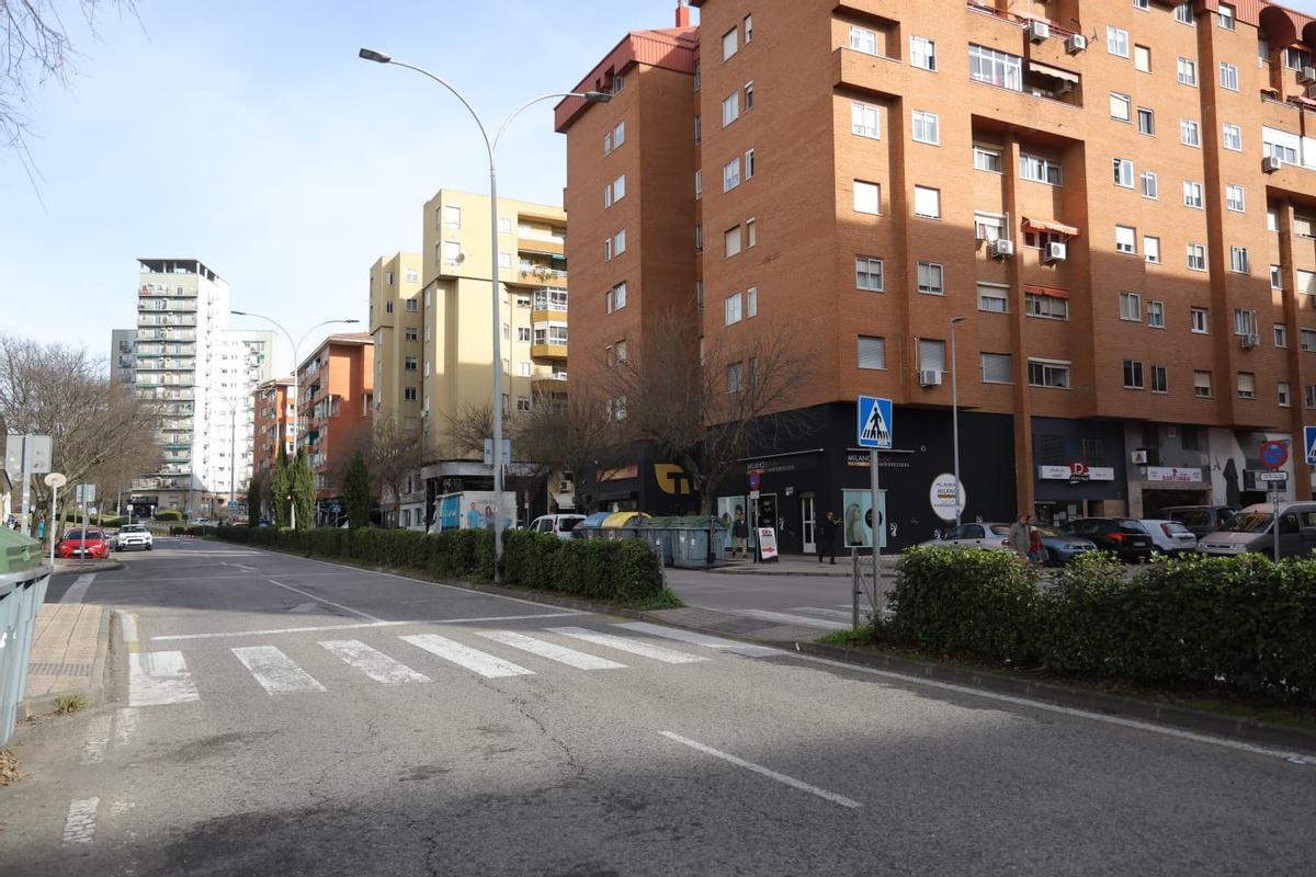 Galería | Lugar en el que se produjo el accidente en Cáceres