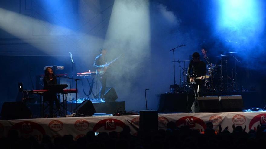 Dorian durante un concierto en la comarca de O Salnés