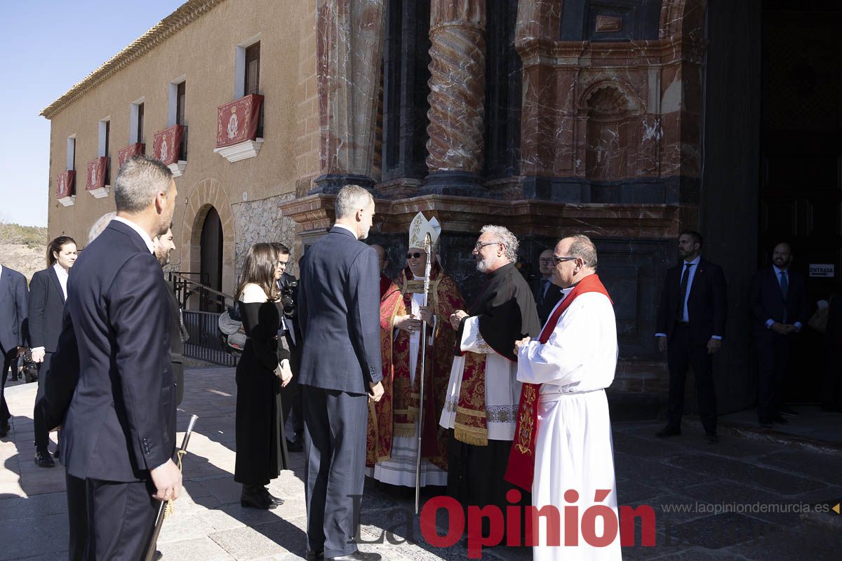 Visita de los reyes de España a Caravaca (explanada de la Basílica)