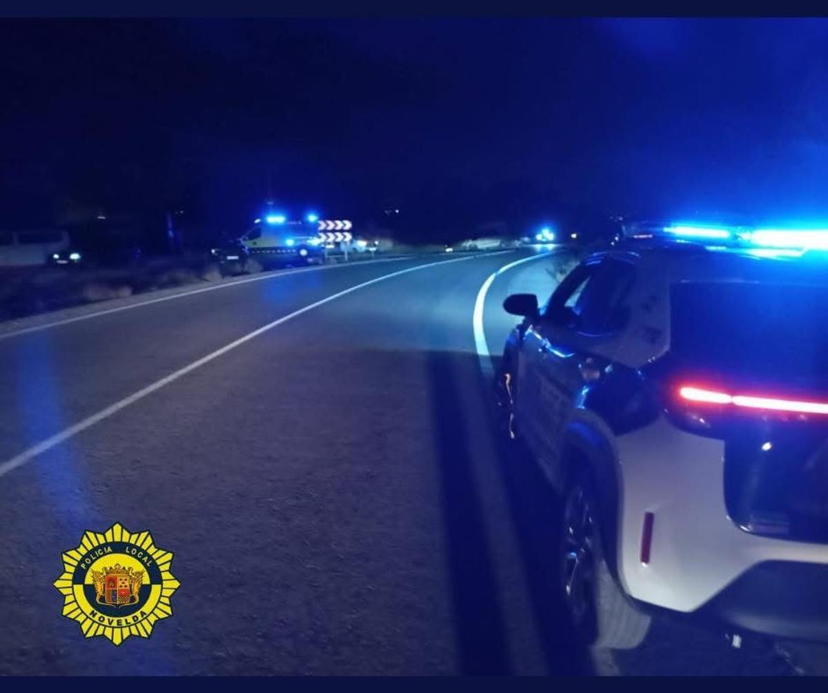 Seis heridos en un choque frontal de dos furgonetas con trabajadores en Novelda