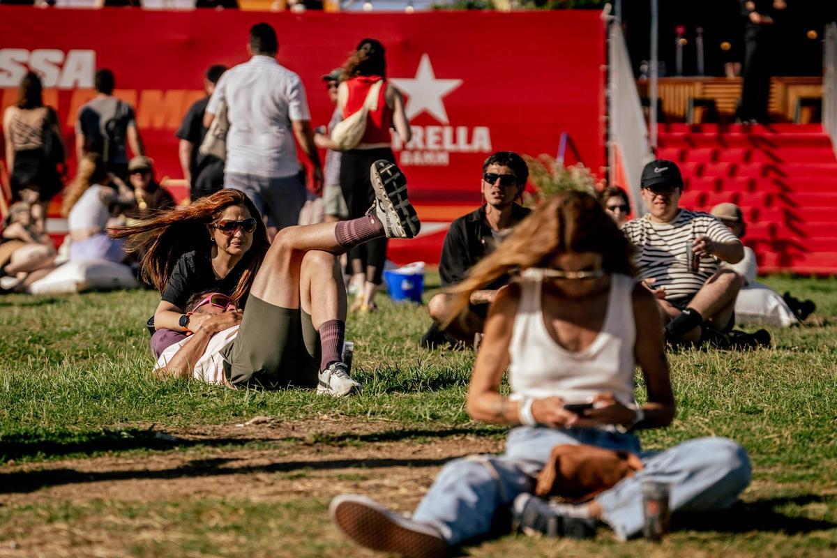 Ambiente en la jornada inaugural del Primavera Sound.