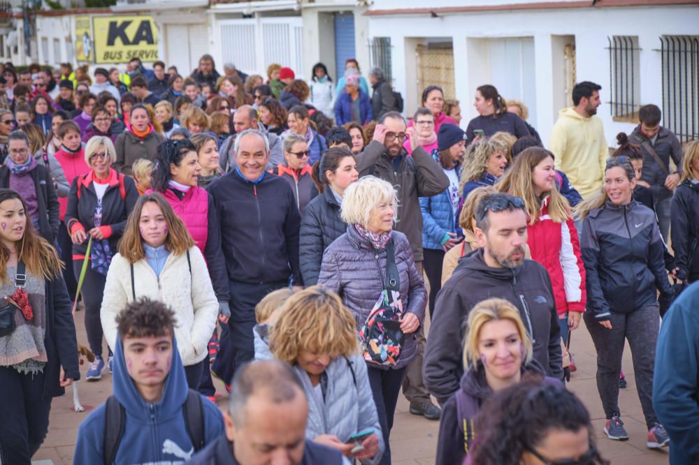 Tercera caminada contra la violència de gènere a Roses