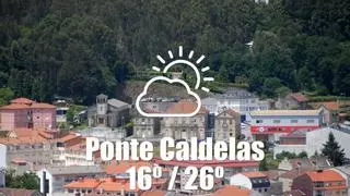 El tiempo en Ponte Caldelas: previsión meteorológica para hoy, martes 16 de junio