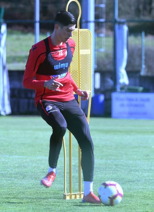 Después de dos días de descanso, la plantilla comienza a preparar la visita a Málaga de este domingo en La Rosaleda.