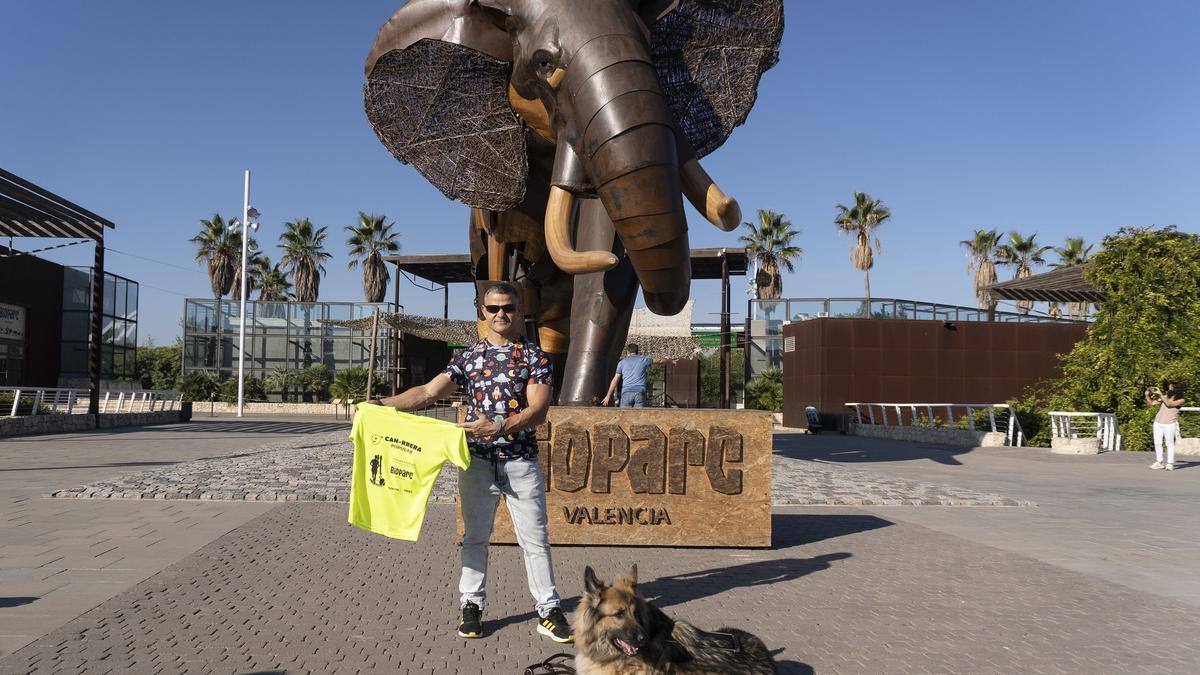 David Casinos padrino de la Can-rrera - 9ª edición de BIOPARC Valencia.