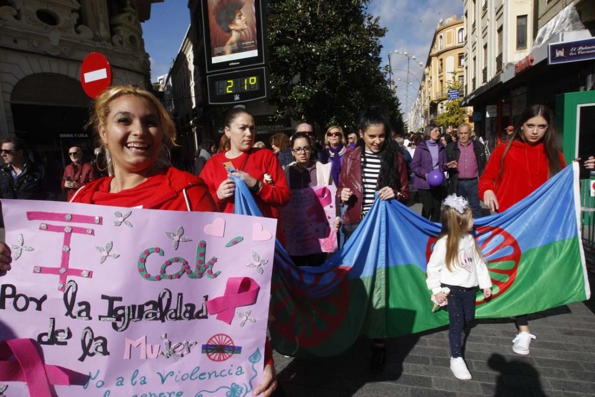 Multitudinaria manifestación contra la violencia hacia la mujeres