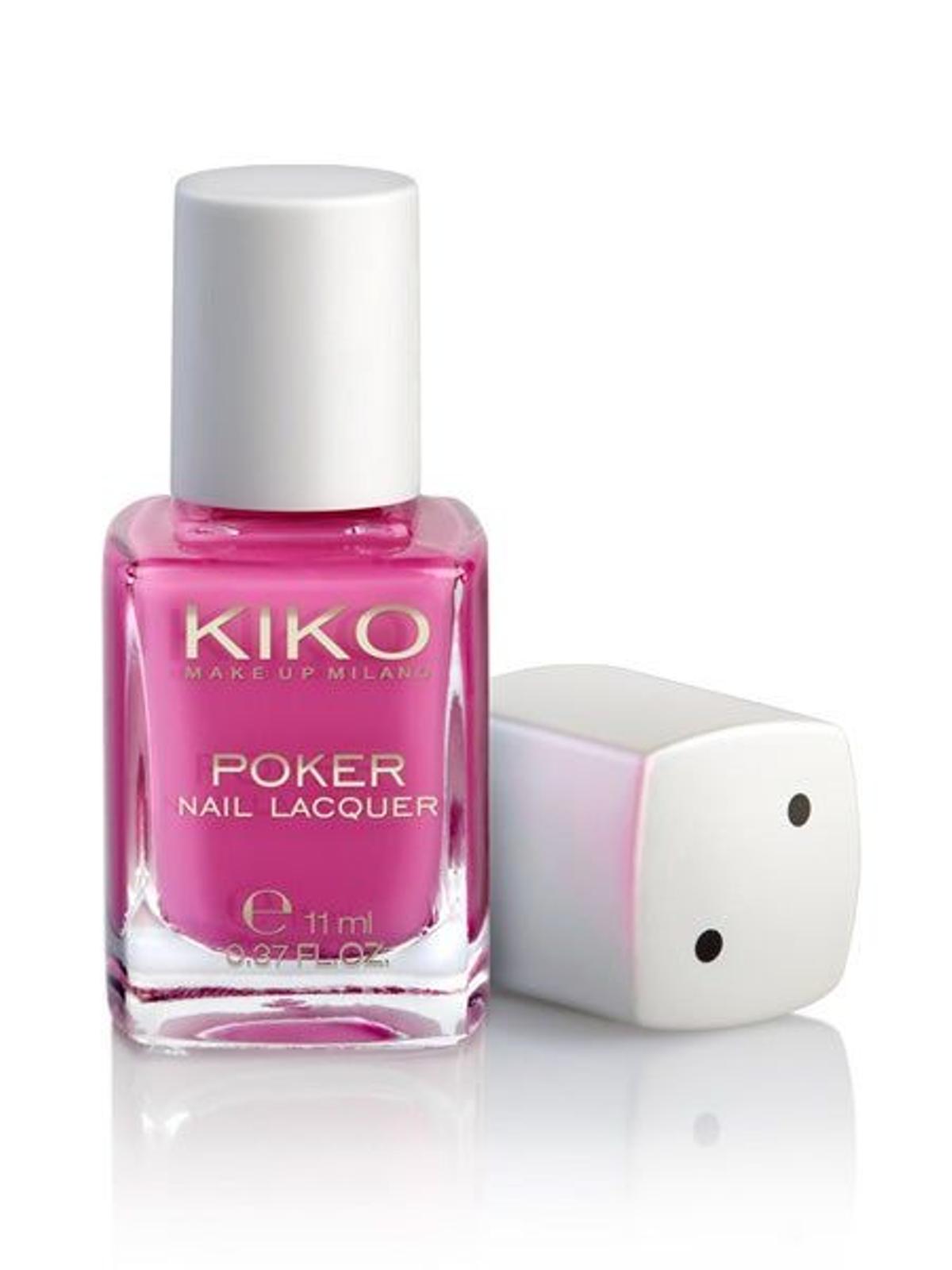 Esmalte Poker Nail Lacquer efecto gel de Kiko Cosmetics