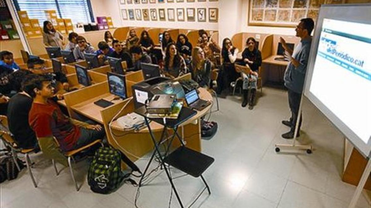 Prueba piloto 8 Alumnos de la Escola Pia Santa Anna, de Mataró.