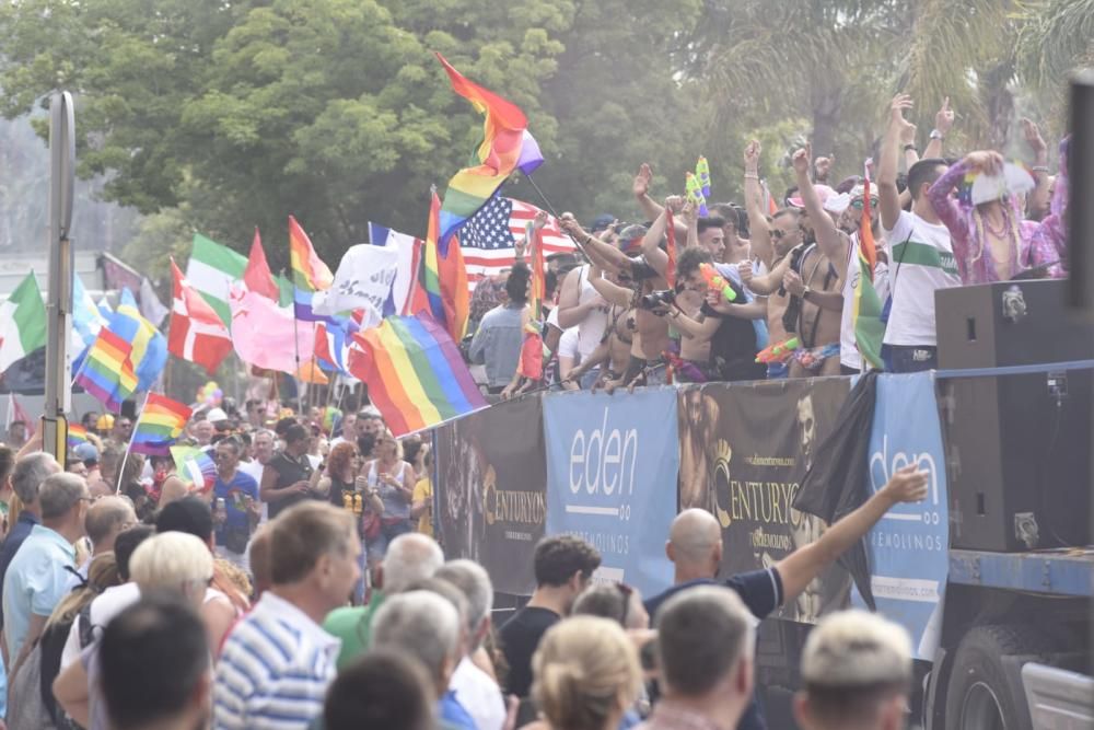 Miles de personas participaron este sábado en el acto central del Pride 2018