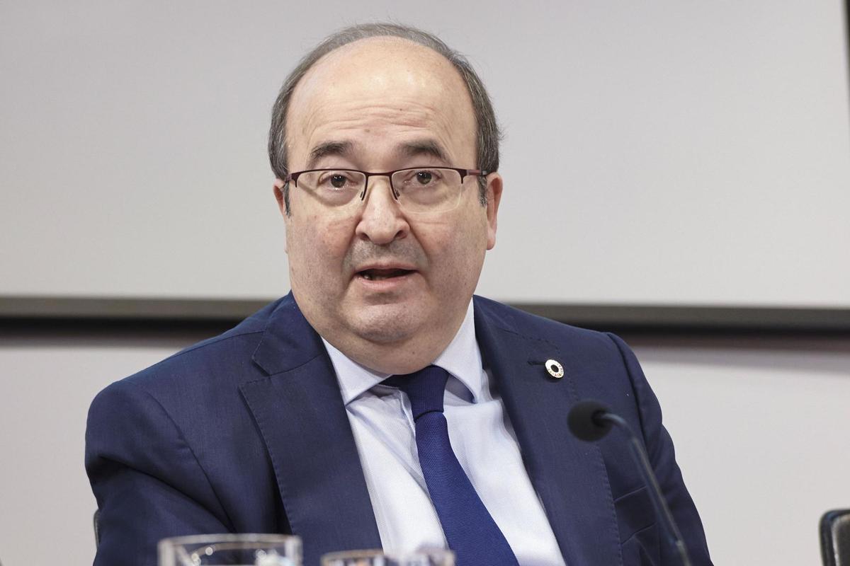 El ministro de Cultura, Miquel Iceta.