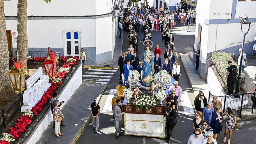 Procesión de la Inmaculada Concepción en Agaete