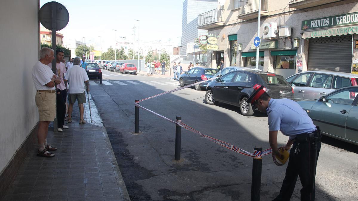 Lloc dels fets, el 18 de setembre del 2009.