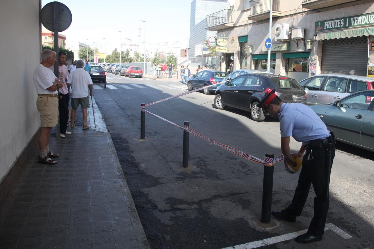 Lloc dels fets, el 18 de setembre del 2009.