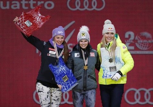 Anna Fenninger, oro en el Mundial de esquí en el Supergigante