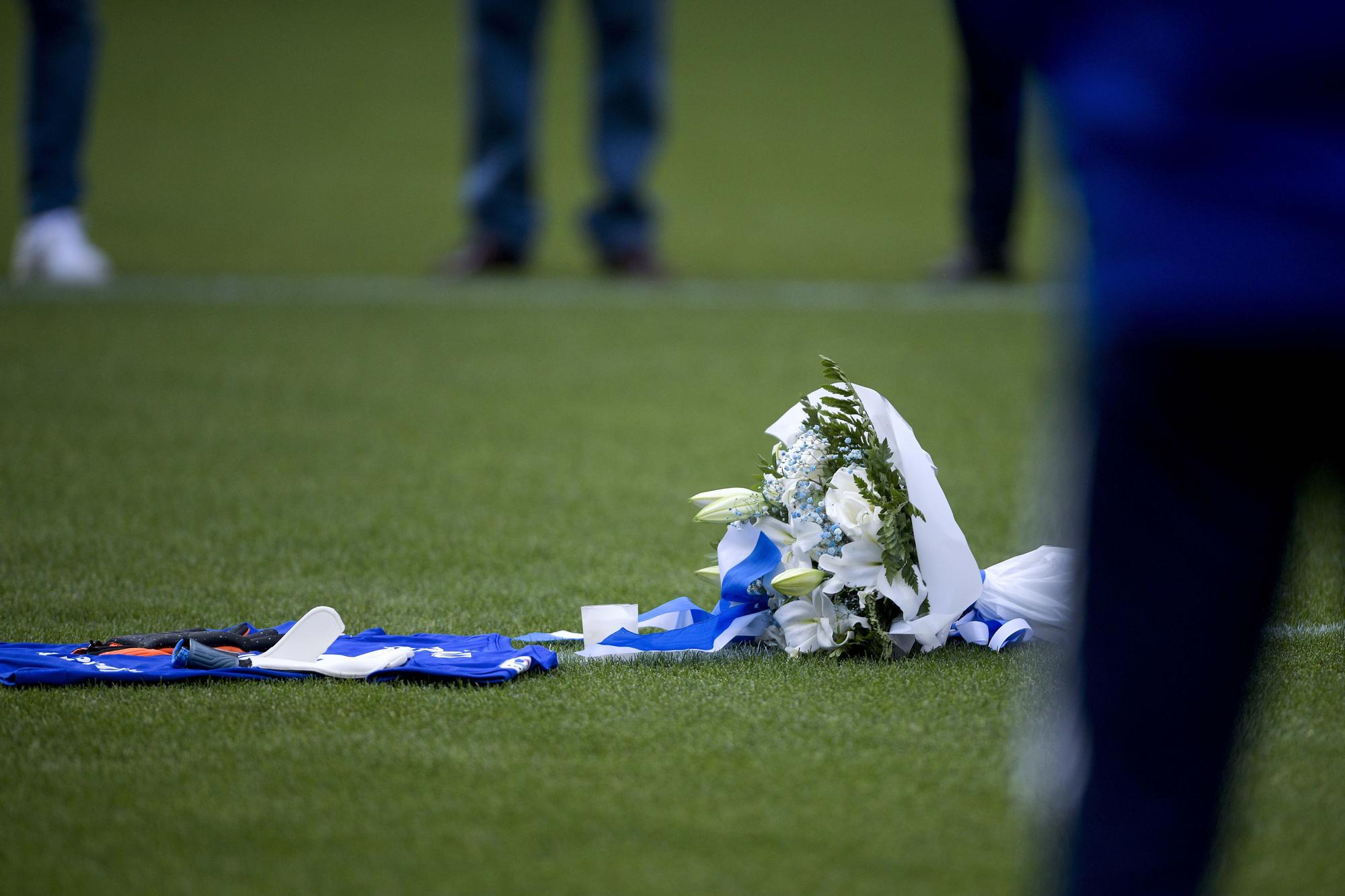 Las imágenes el homenaje a Arnau en el Tartiere