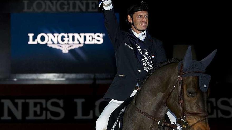 Leopold van Asten en 2014, cuando ganó las ediciones de invierno y verano del CSI de A Coruña.