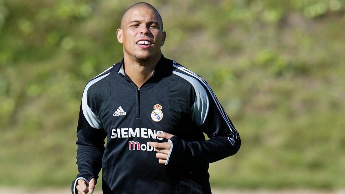 Ronaldo Nazário, durante su etapa en el Real Madrid