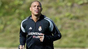 Ronaldo Nazário, durante su etapa en el Real Madrid