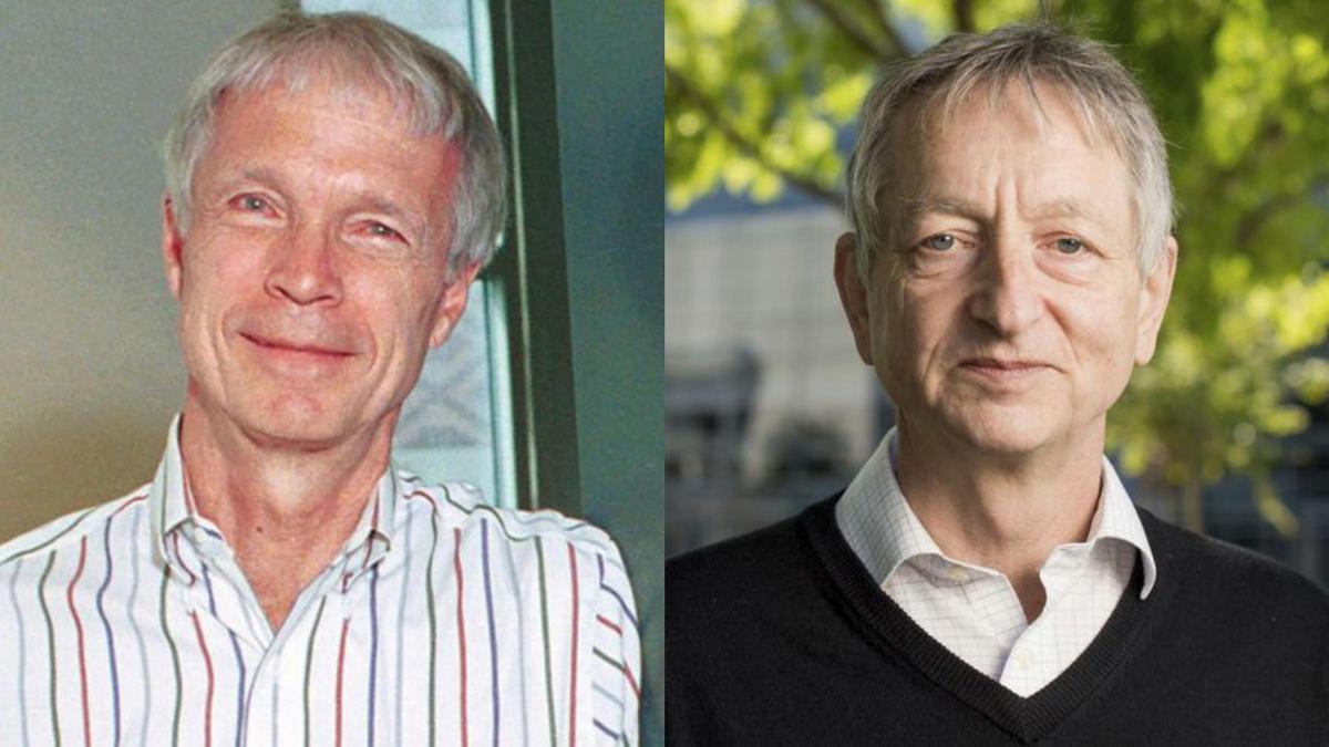 John Hopfield (Chicago, Estats Units, 1933). Professor emèrit de la Universitat de Princeton. Geoffrey Hinton (Wimbledon, Regne Unit, 1947). Investigador de la Universitat de Toronto i de Google.