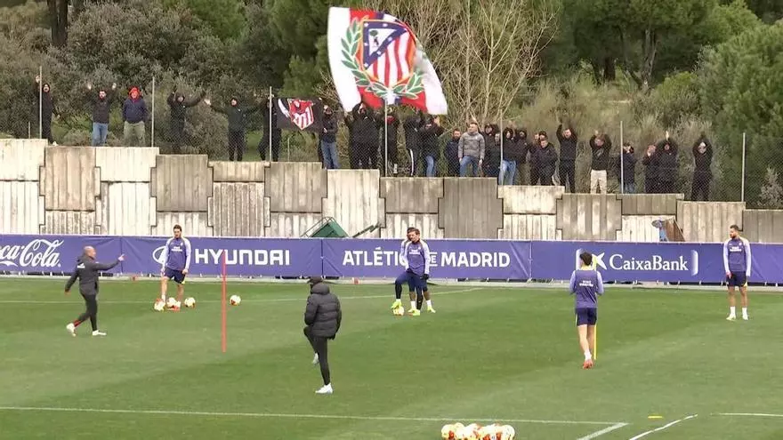 Los nuevos fichajes del Atlético de Madrid ya entrenan con el grupo