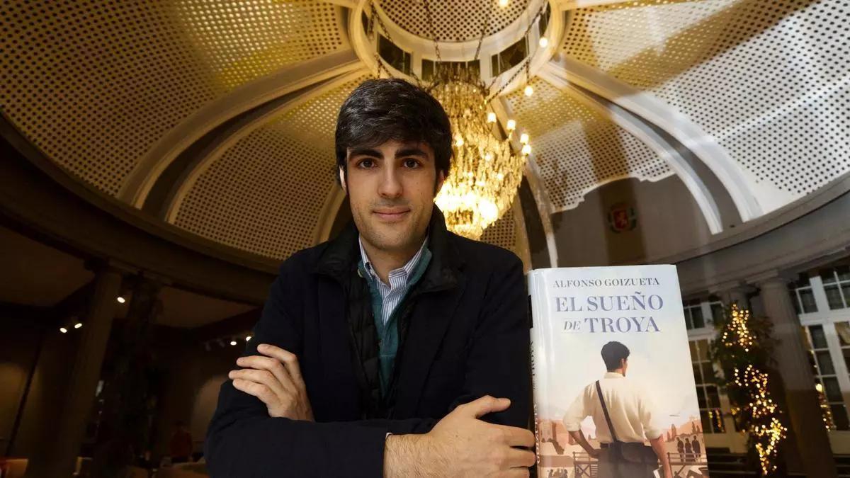 Alfonso Goizueta, este martes en el Gran Hotel de Zaragoza.