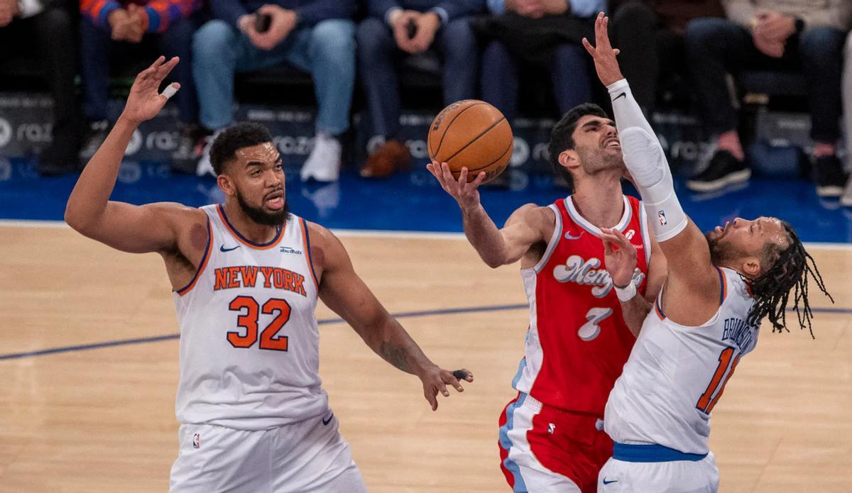 Un lance del partido