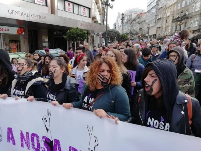25-N en Galicia: las calles estallan contra la violencia machista