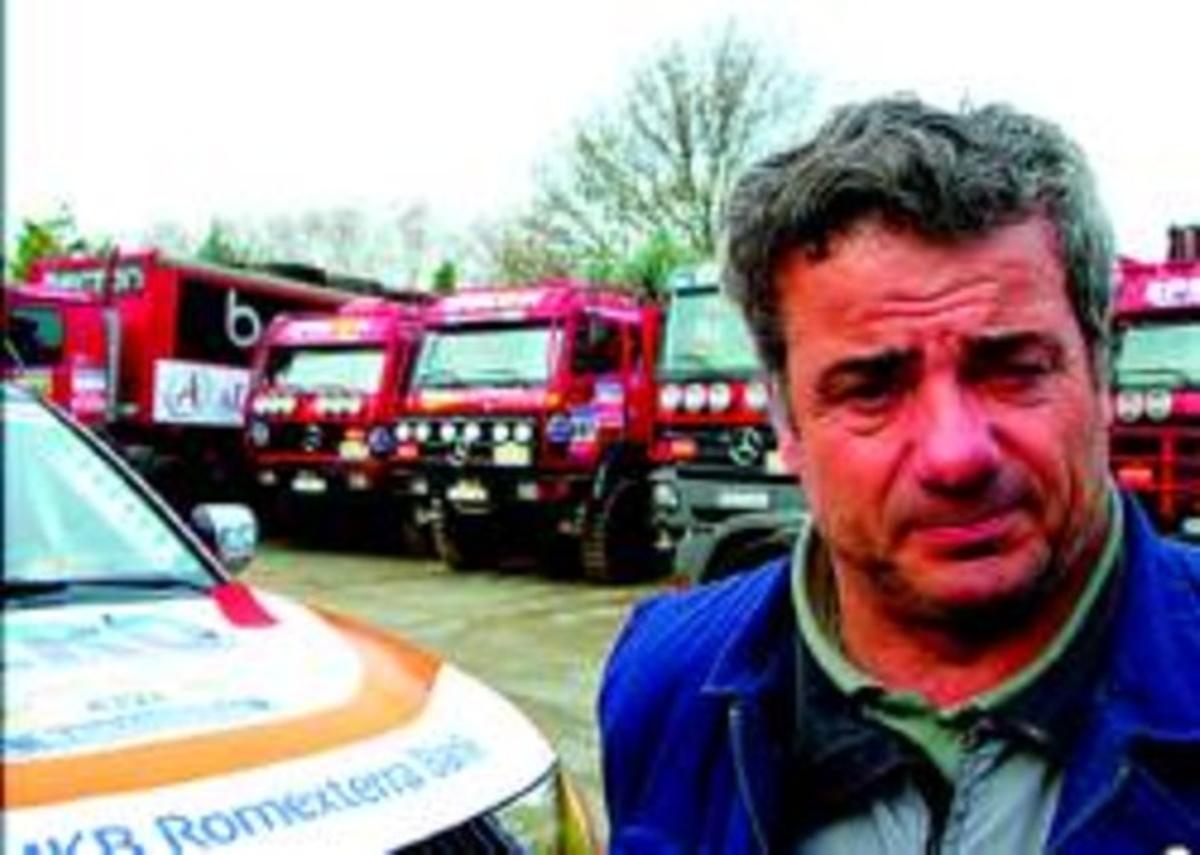 David Oliveras té guardats tots els seus camions a casa seva, a Cardedeu. David Oliveras té guardats tots els seus camions a casa seva, a Cardedeu.