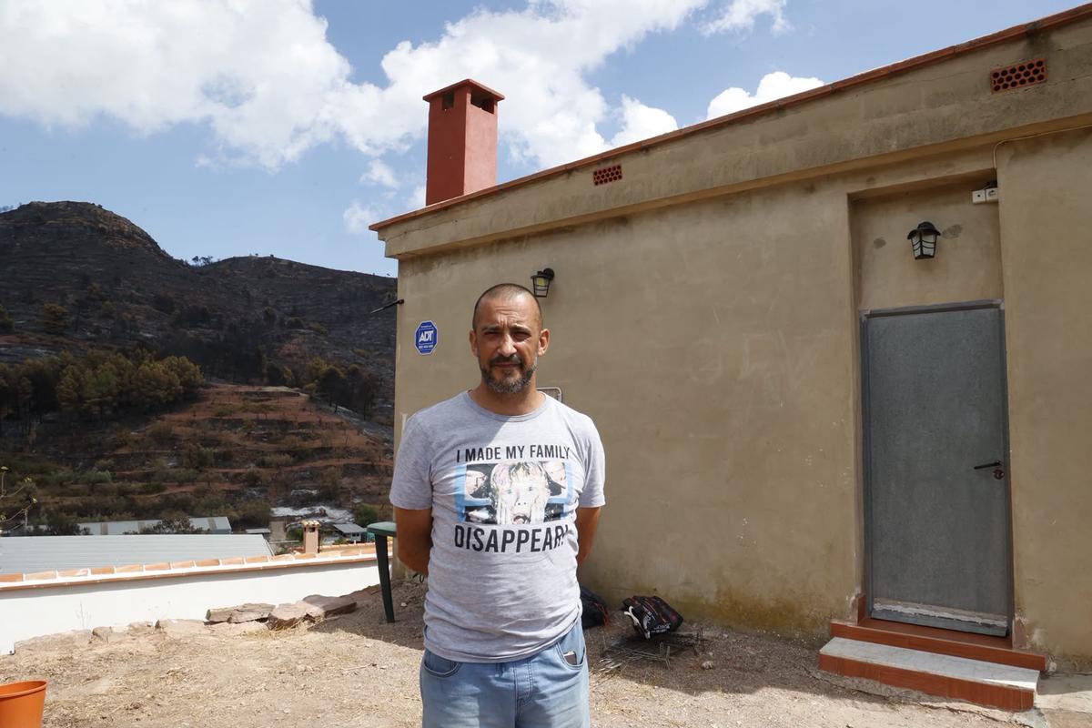Rubén en su casa en Gátova