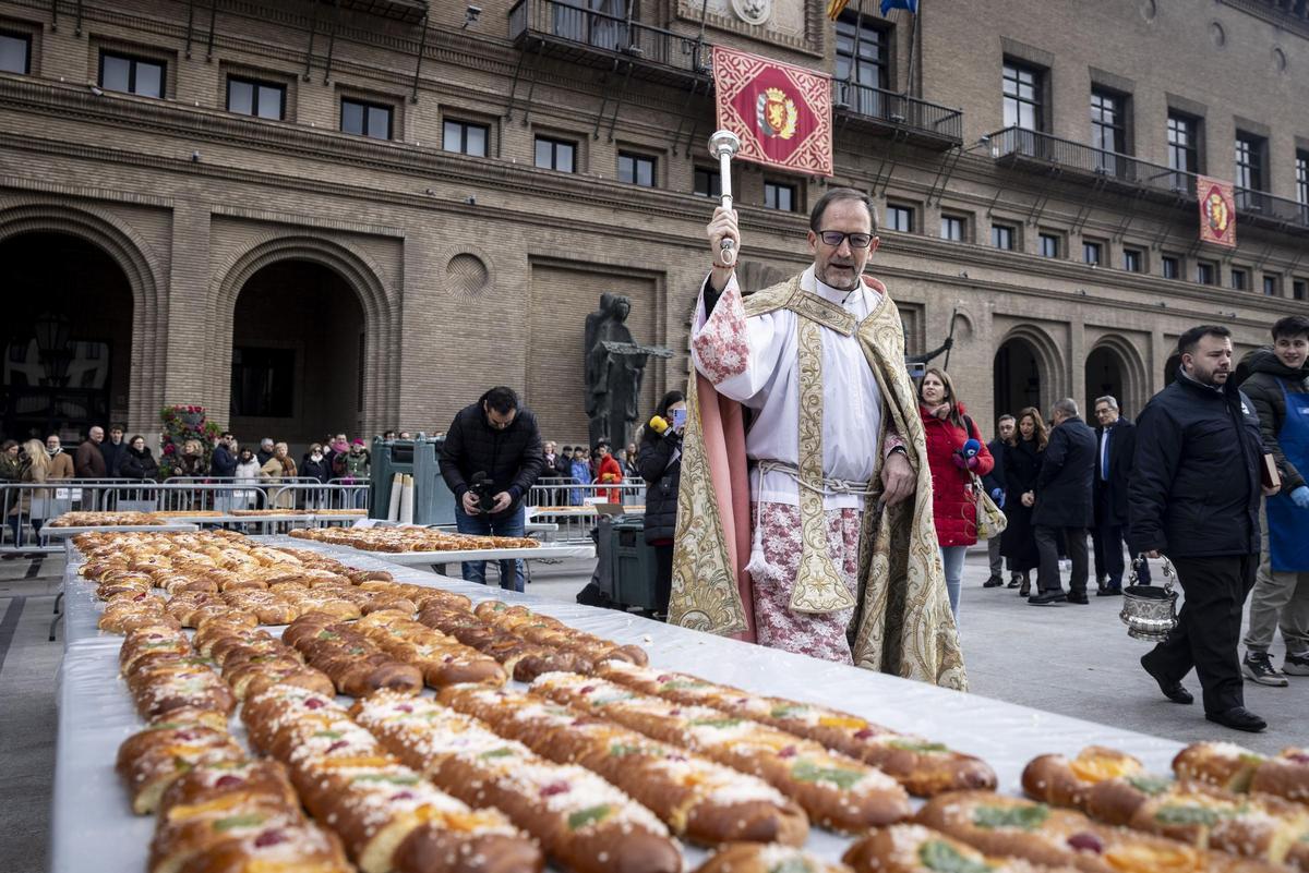 ¿A qué hora se puede comer roscón gratis este jueves en la Plaza del Pilar de Zaragoza?