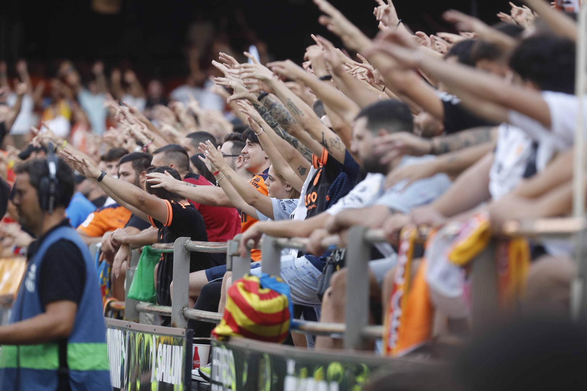 La victoria del Valencia CF ante el Celta de Vigo, en imágenes