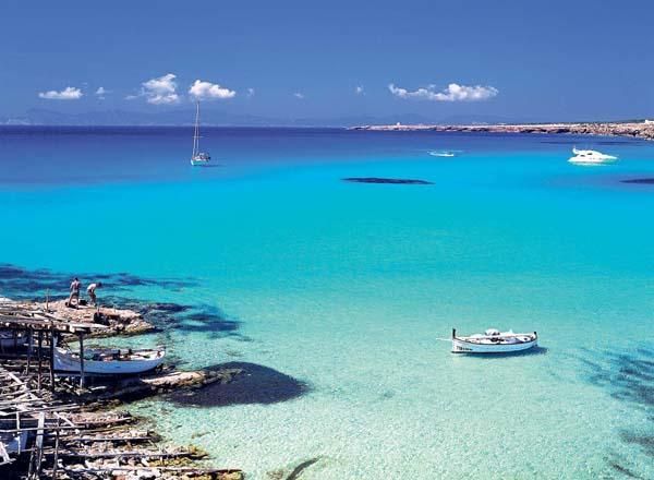 Es Caló auf Formentera.