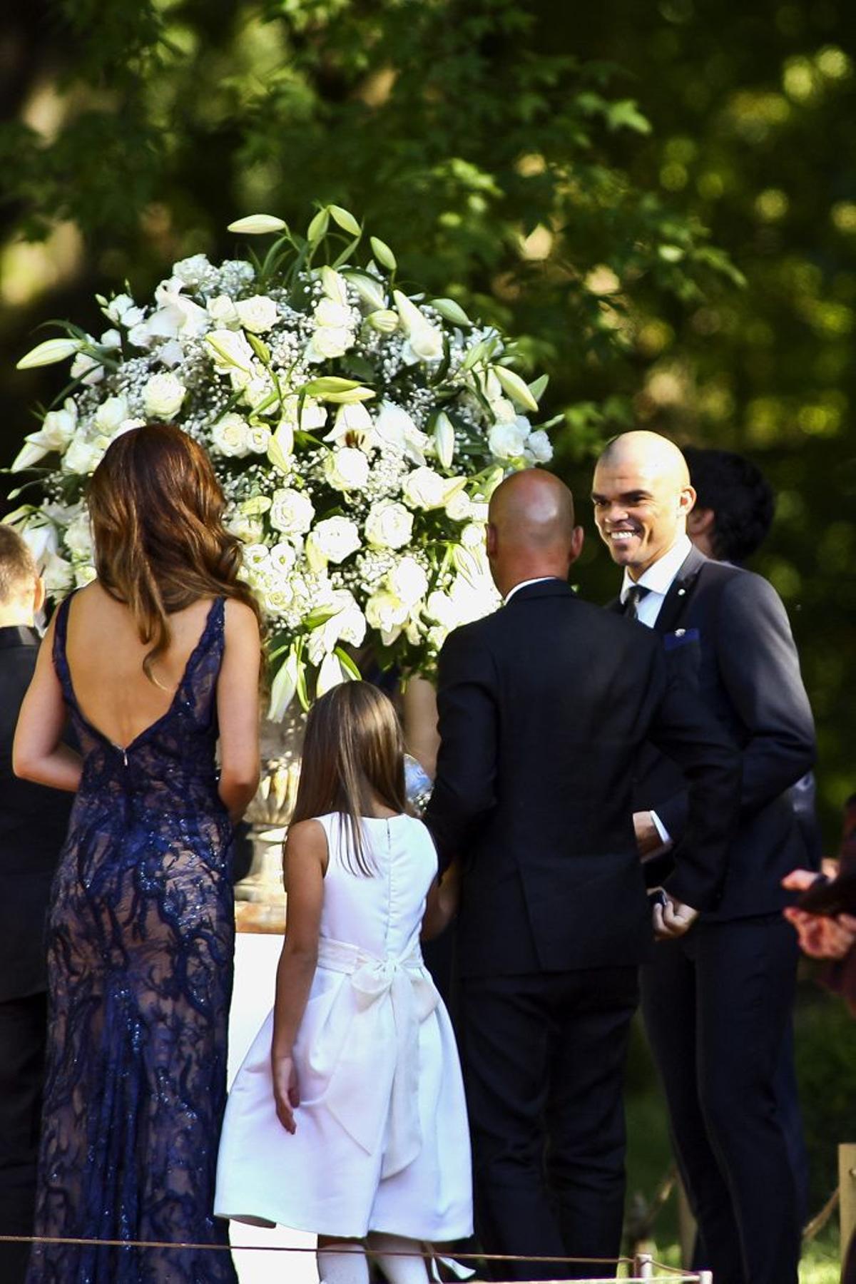 Pepe en la boda de Jorge Mendes