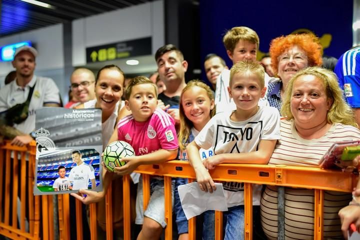 LLegada del Madrid al Aeropuerto de Gran Canaria