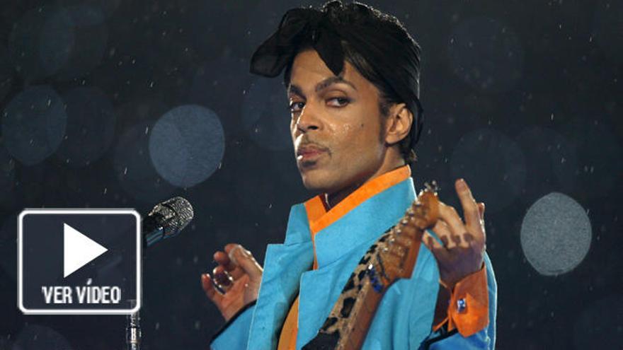 Prince visitó numerosos platós de televisión.