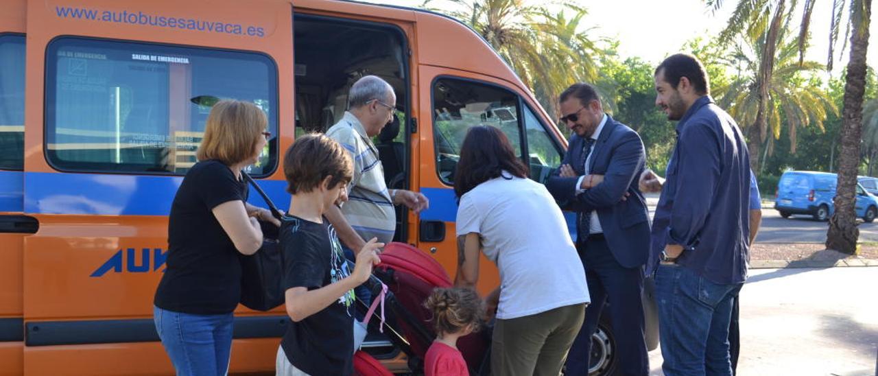 Silla ya va a La Fe en su autobús