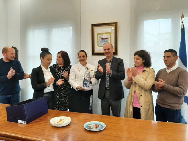 Homenaje a la cocinera Bea Sotelo en Bueu