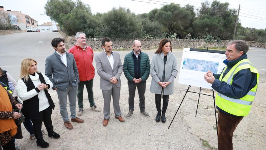 El Consell inicia las obras de mejora de la carretera entre Ses Salines y la Colònia de Sant Jordi