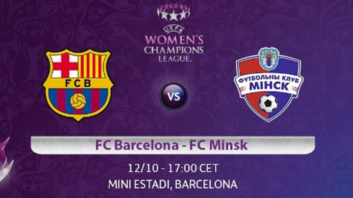 El FC Barcelona - FC Minks ha cambiado de horario