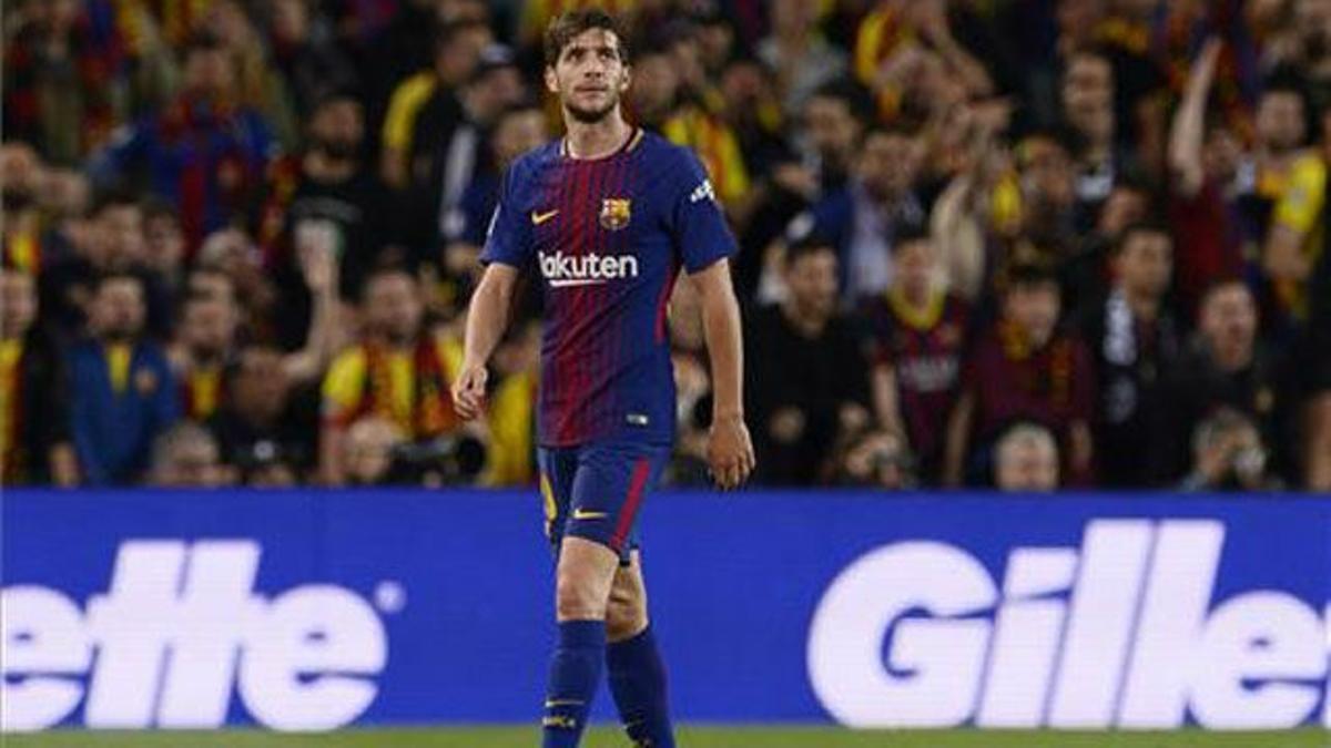 LALIGA | FC Barcelona - Real Madrid (2-2): Sergi Roberto vio la roja directa por un forcejeo con Marcelo