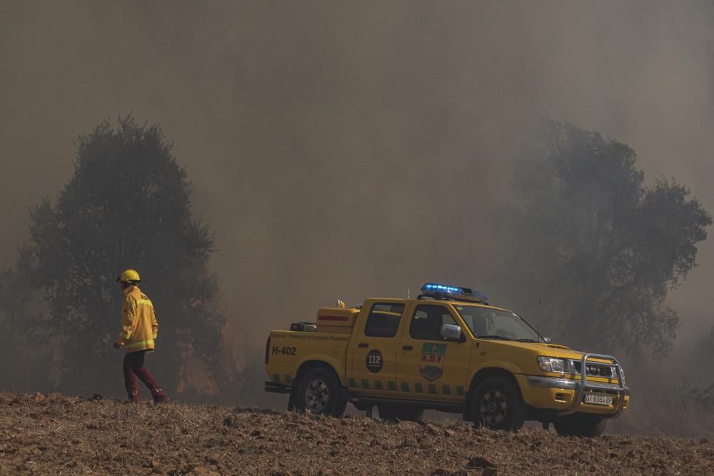 Incendi a Caldes de Malavella.