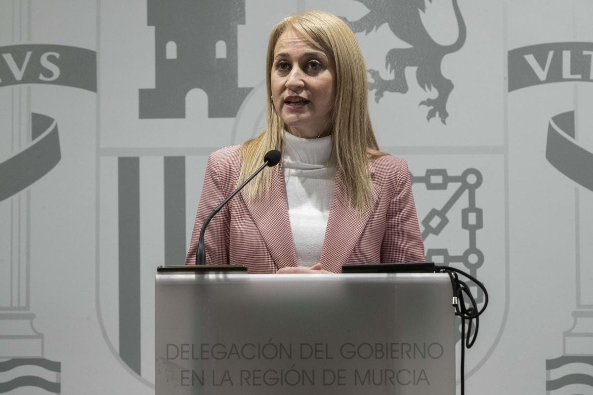 La delegada del Gobierno en Murcia, Mariola Guevara.