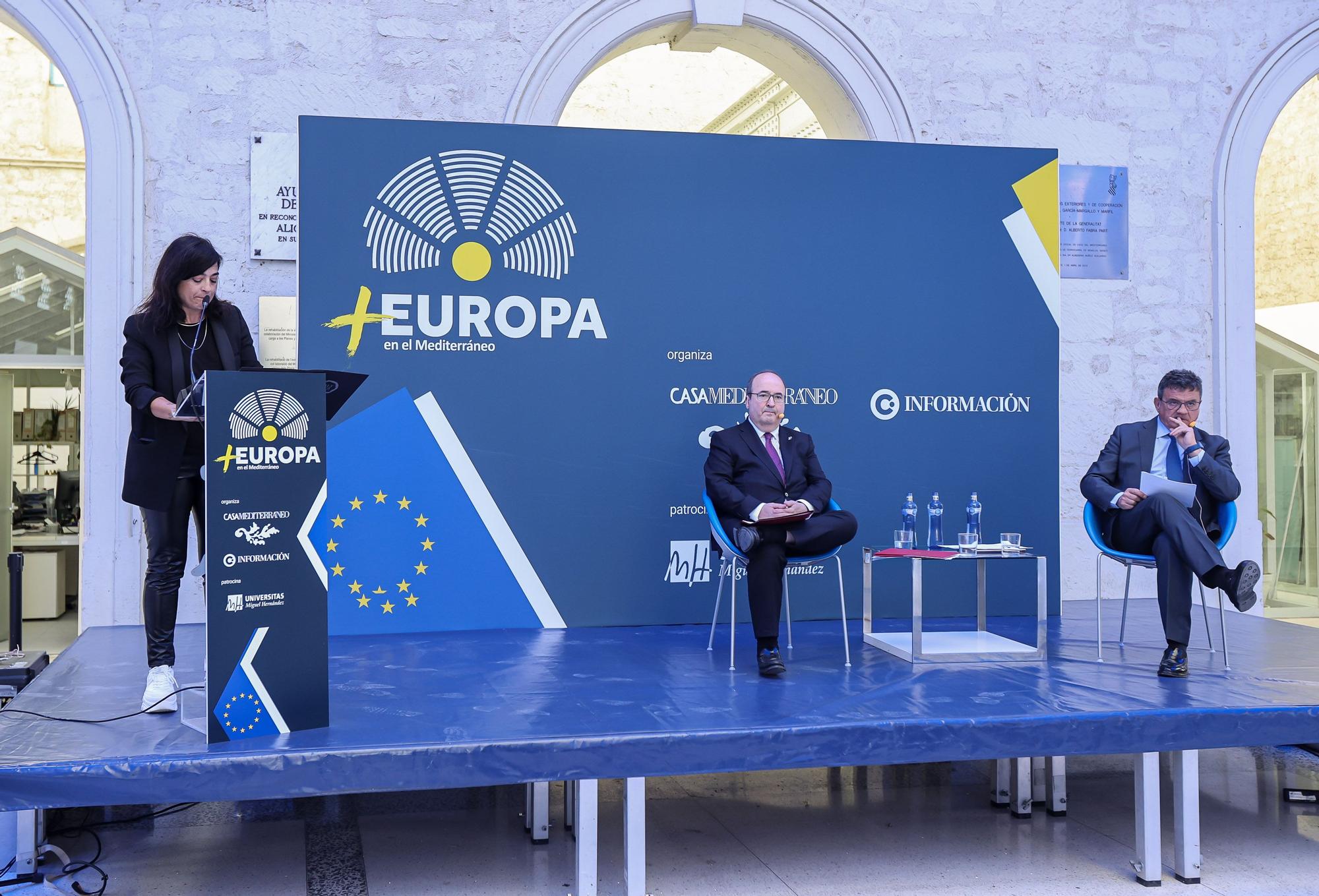 Foro + Europa con el Ministo de Cultura y Deporte Miquel Iceta
