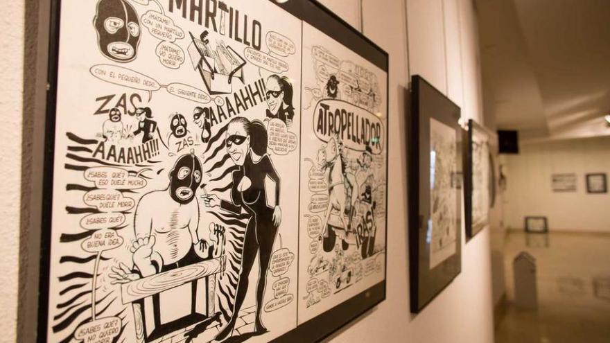 Inauguración de la exposición sobre la obra del dibujante Ruma Barbero