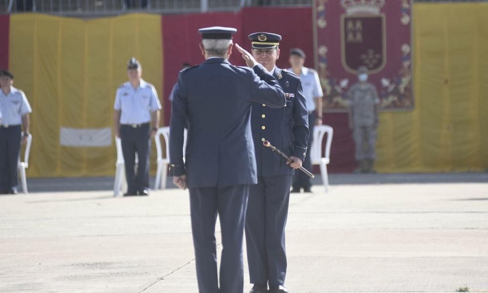 Acto de relevo de mando de la Base Aérea de Alcantarilla