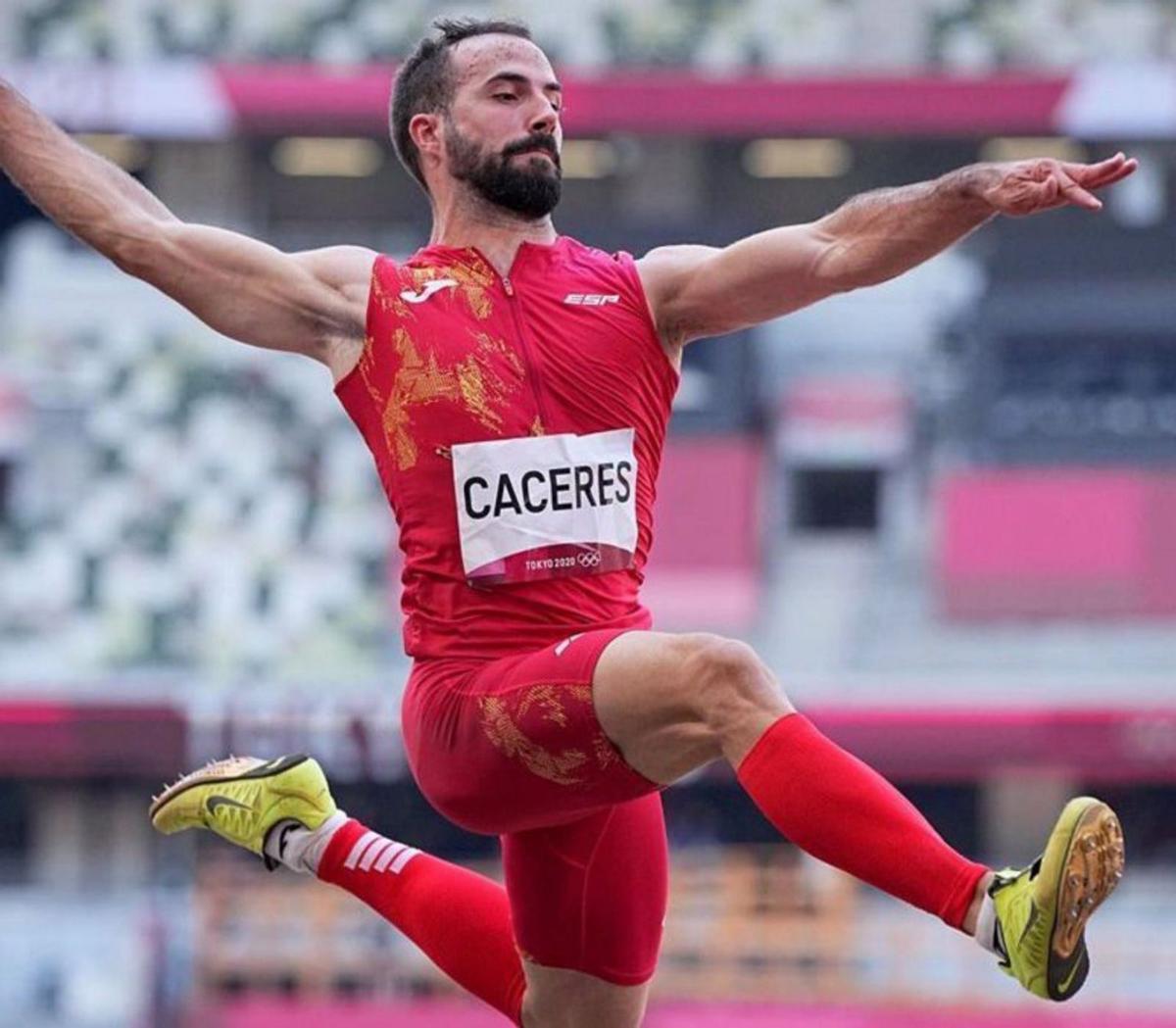 Eusebio Cáceres, finalista en el Mundial de Eugene. | EFE