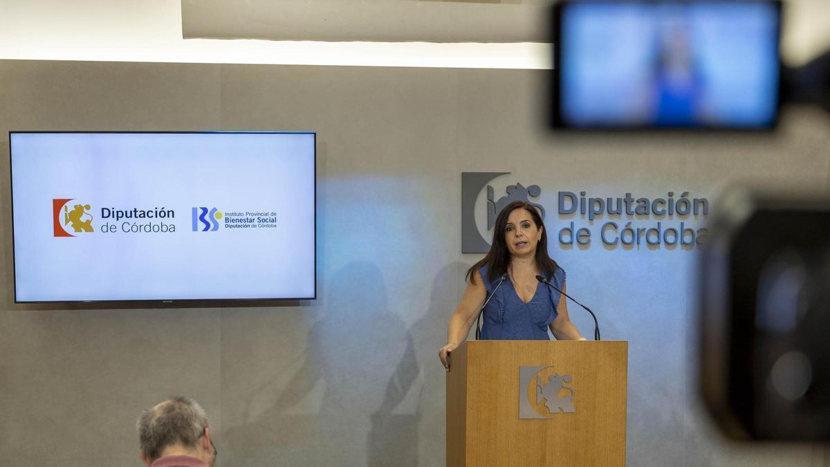 La delegada de Derechos Sociales de la institución provincial y presidenta del Instituto Provincial de Bienestar Social (IPBS), Irene Aguilera
